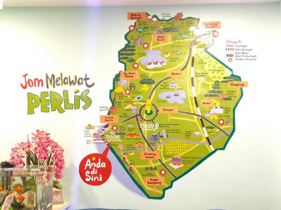 Noor Boutique Hotel Kuala Perlis Bagian luar foto